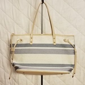Urban Expressions Vegan Striped Tote